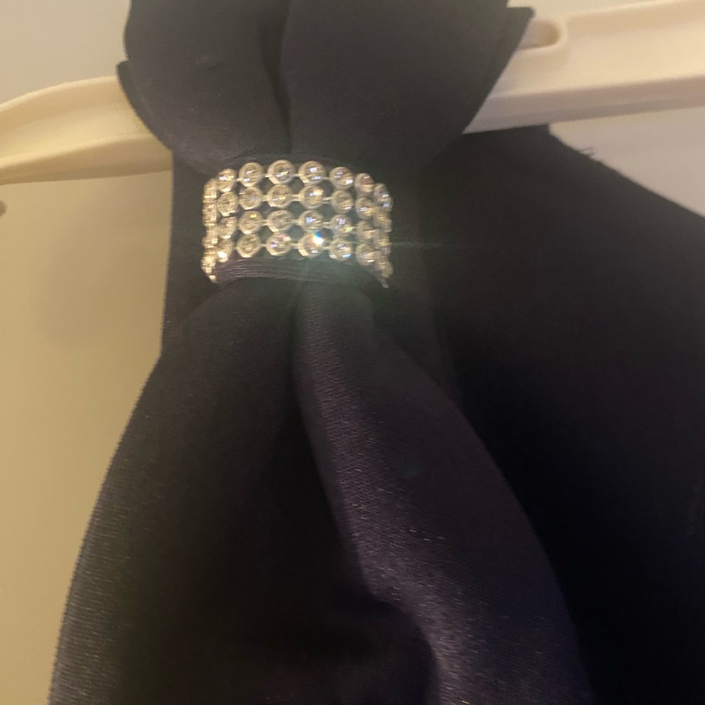 Navy blue cocktail dress